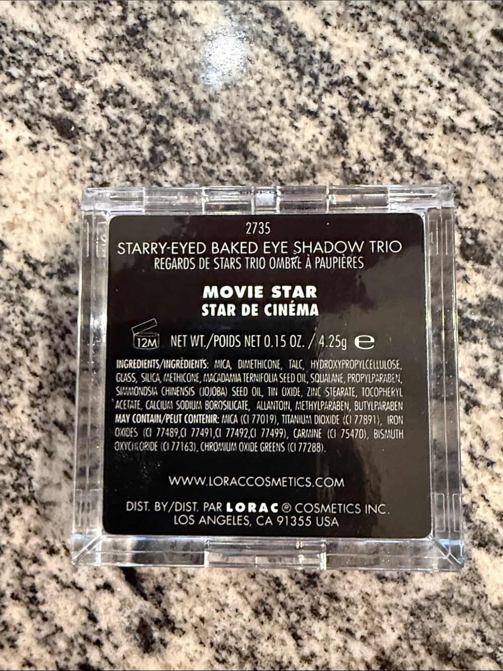 LORAC "Movie Star" Baked Eyeshadow Trio - NWOT - Picture 2 of 2